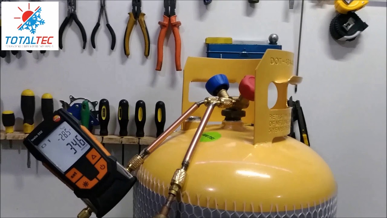 Aprenda a estabilizar o vacuômetro TESTO 552