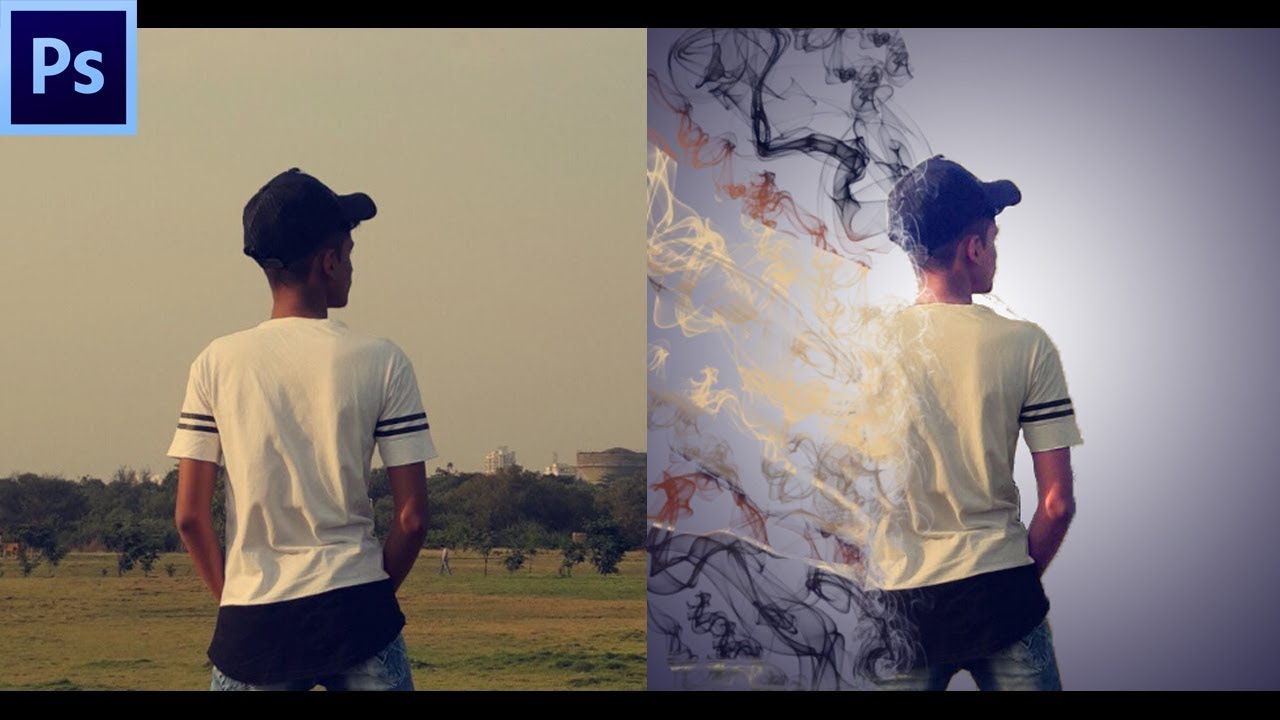 Photoshop // Smoke Effect Tutorial // Dispersion Effect