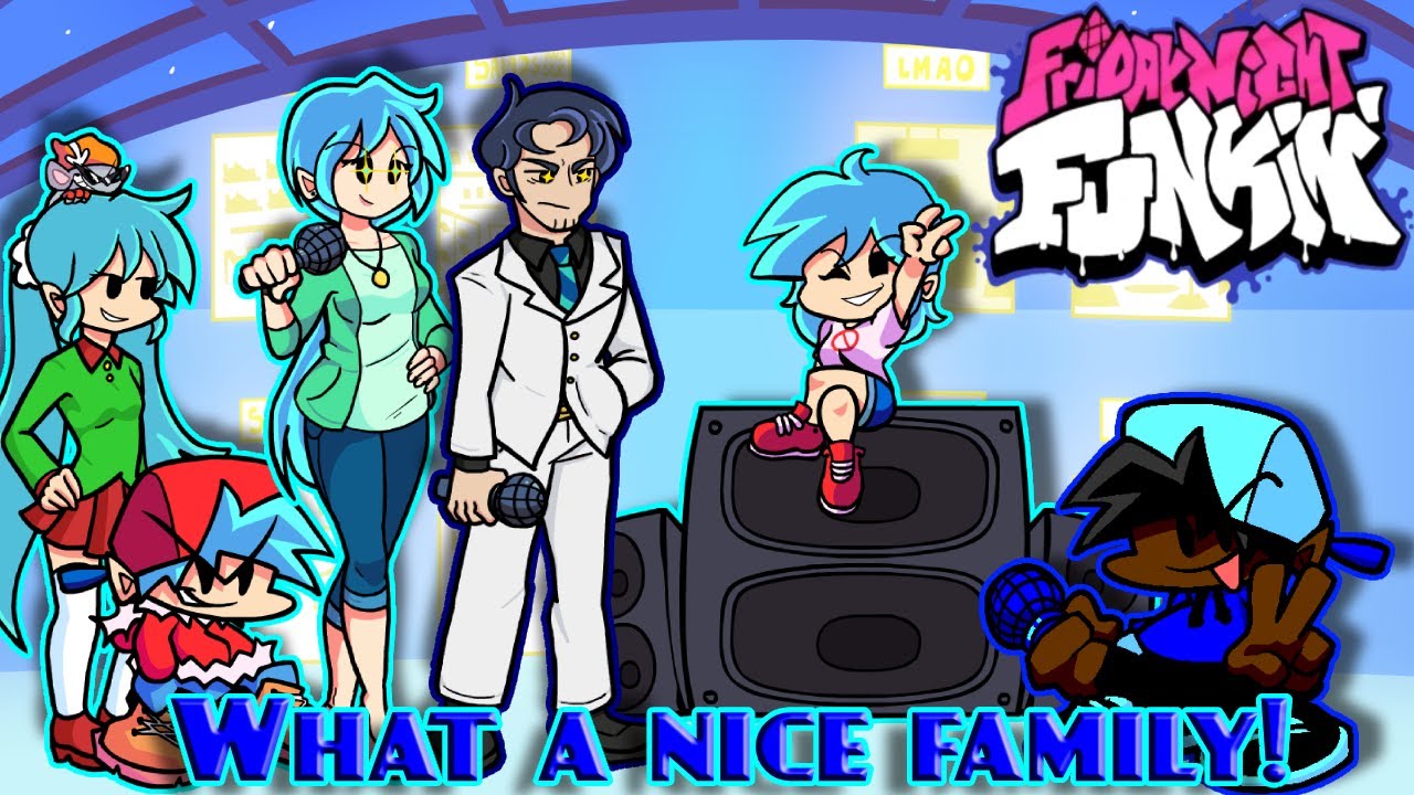 Friday night funkin' crazygamer meets Boyfriend/Keith's family!? (Bf's family mod) (custom dialogue)
