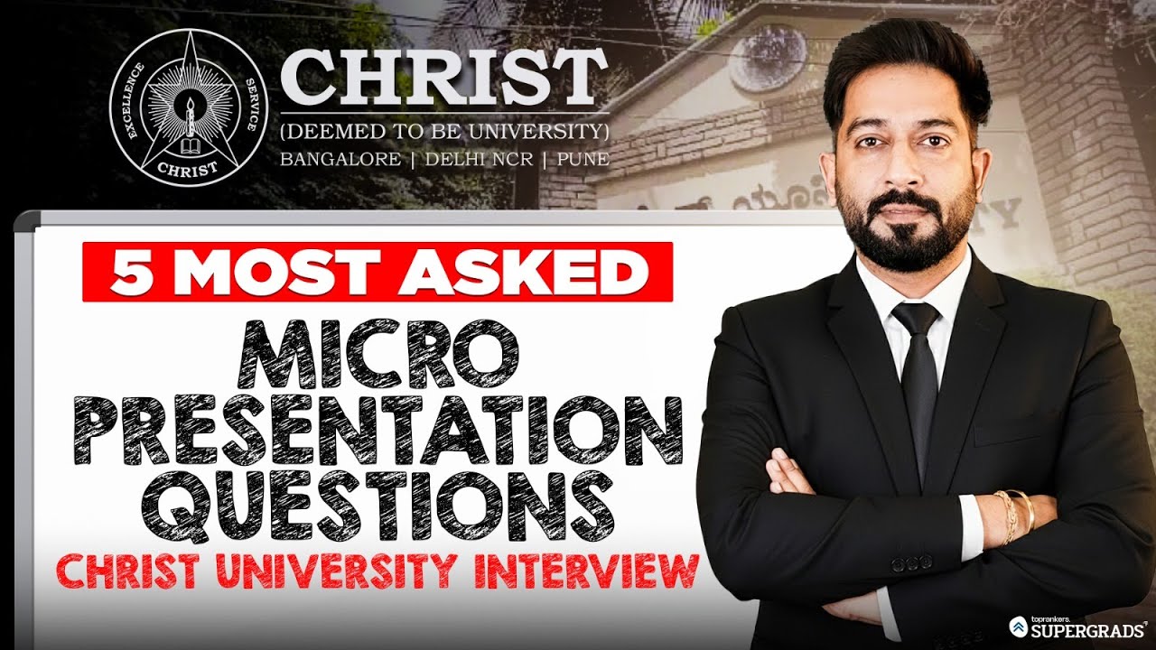 Secret Winning Strategy to Crack Christ University Interview | Micro Presentation + PI Tips