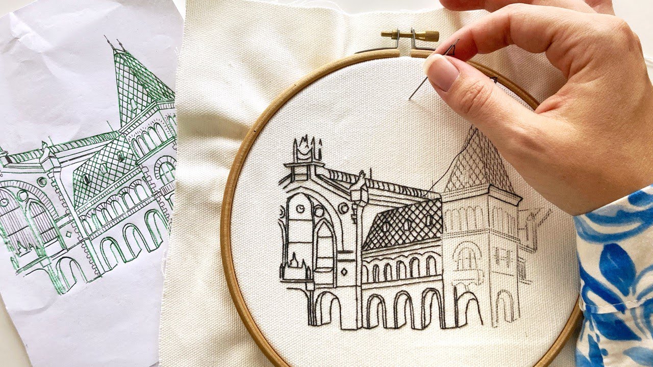 Budapest embroidery process