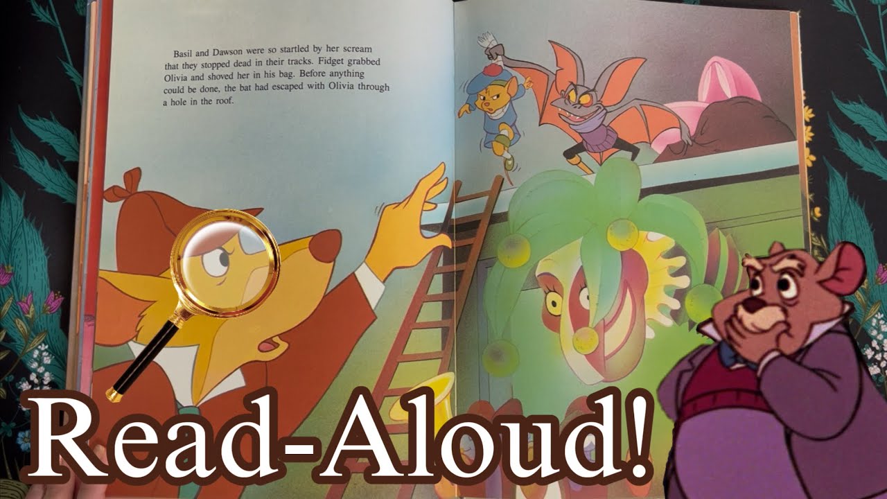 🔎 Walt Disney The Great Mouse Detective Storybook!! 🐭