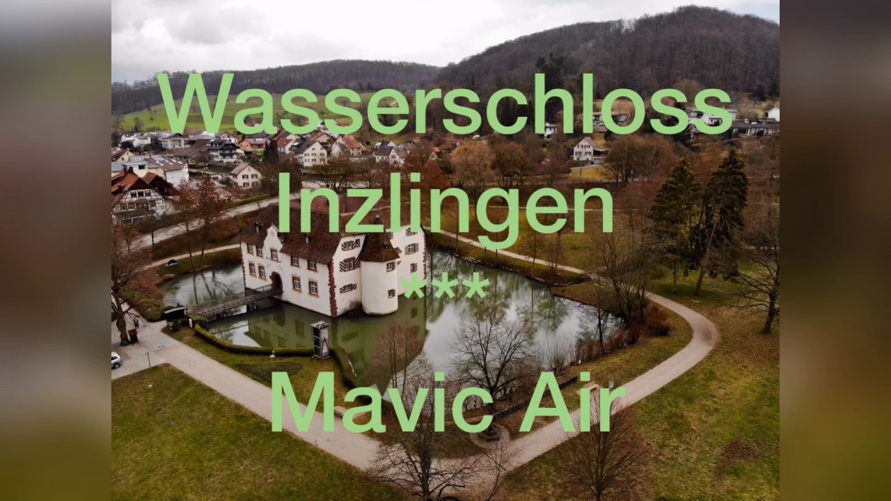 Wasserschloss Inzlingen filmed with Mavic Air
