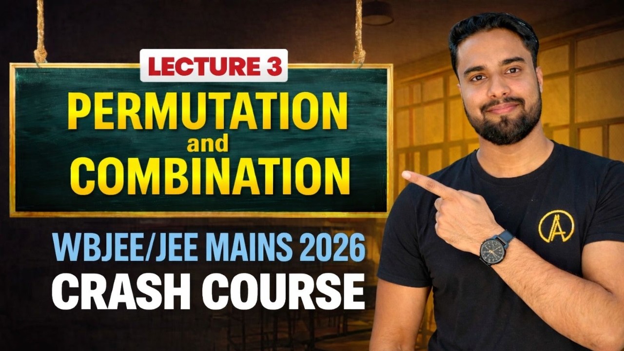 Permutation and Combination-3 | Committee Problem🎯| WBJEE / JEE MAINS 2026 crash course🔥 #jeemains