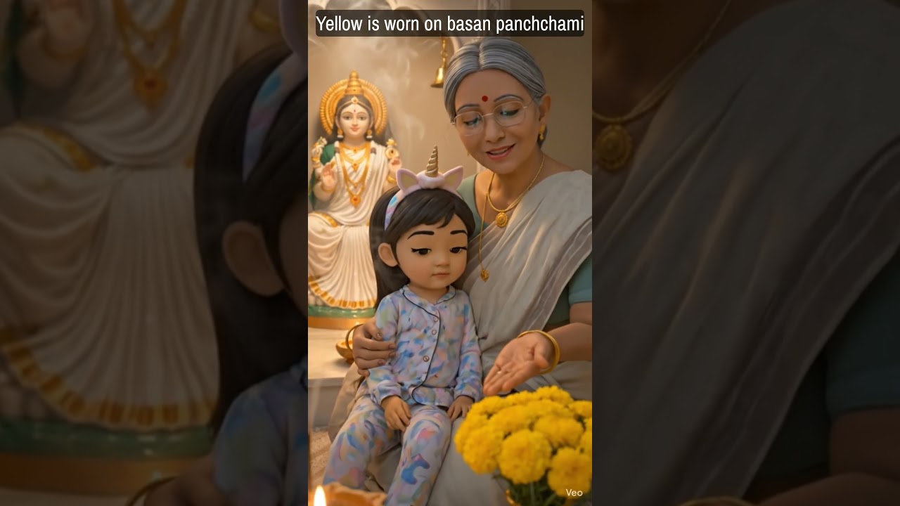 Why We Celebrate Basant Panchami 🌼 | Kids Story