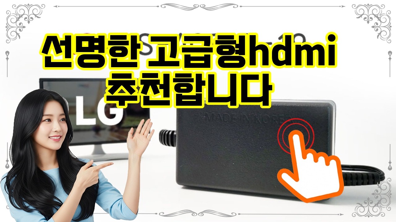 ❤️추천 고급형hdmi ✨ 선명한 영상과 안정적인 연결! 고급형 HDMI로 최고의 화질을 경험하세요! 📺🔗