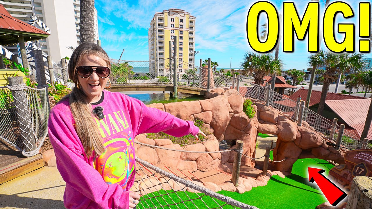 The STEEPEST Mini Golf Hill!