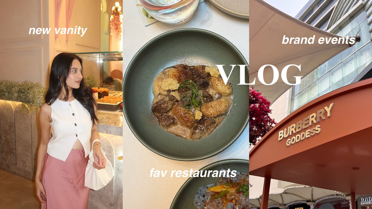vlog | new home decor, brand events, fav restaurants 🌸🍜