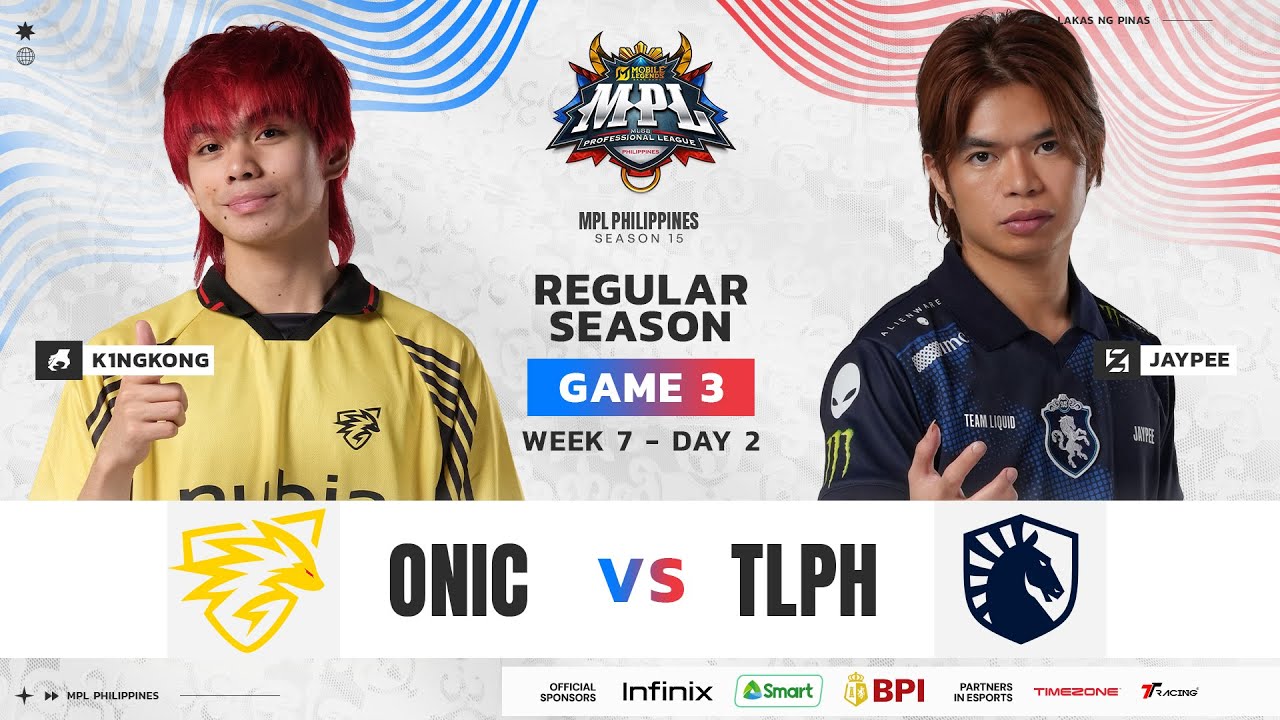MPL PH S15 - W7D2 - ONIC VS TLPH GAME 3
