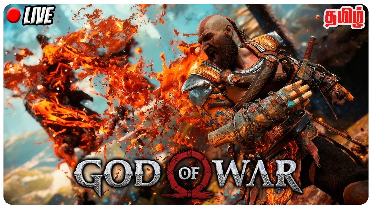 [🔴LIVE] God of War (2018) - Live in Tamil | Full Game Walkthrough | BlackRealm
