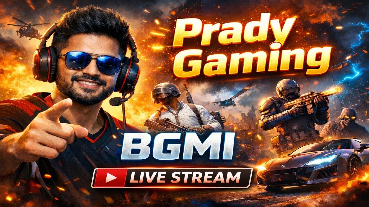 🔴 BGMI LIVE | Rank Push to Conqueror 🚀 | PradyGaming