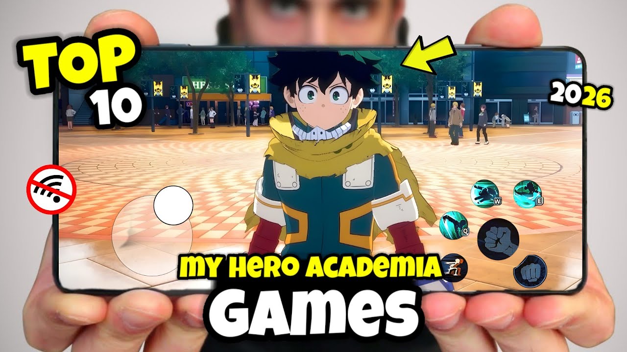 Top 10 Best New My Hero Academia Games For Android & IOS In 2026 | Best ANIME Graphics Games to Play
