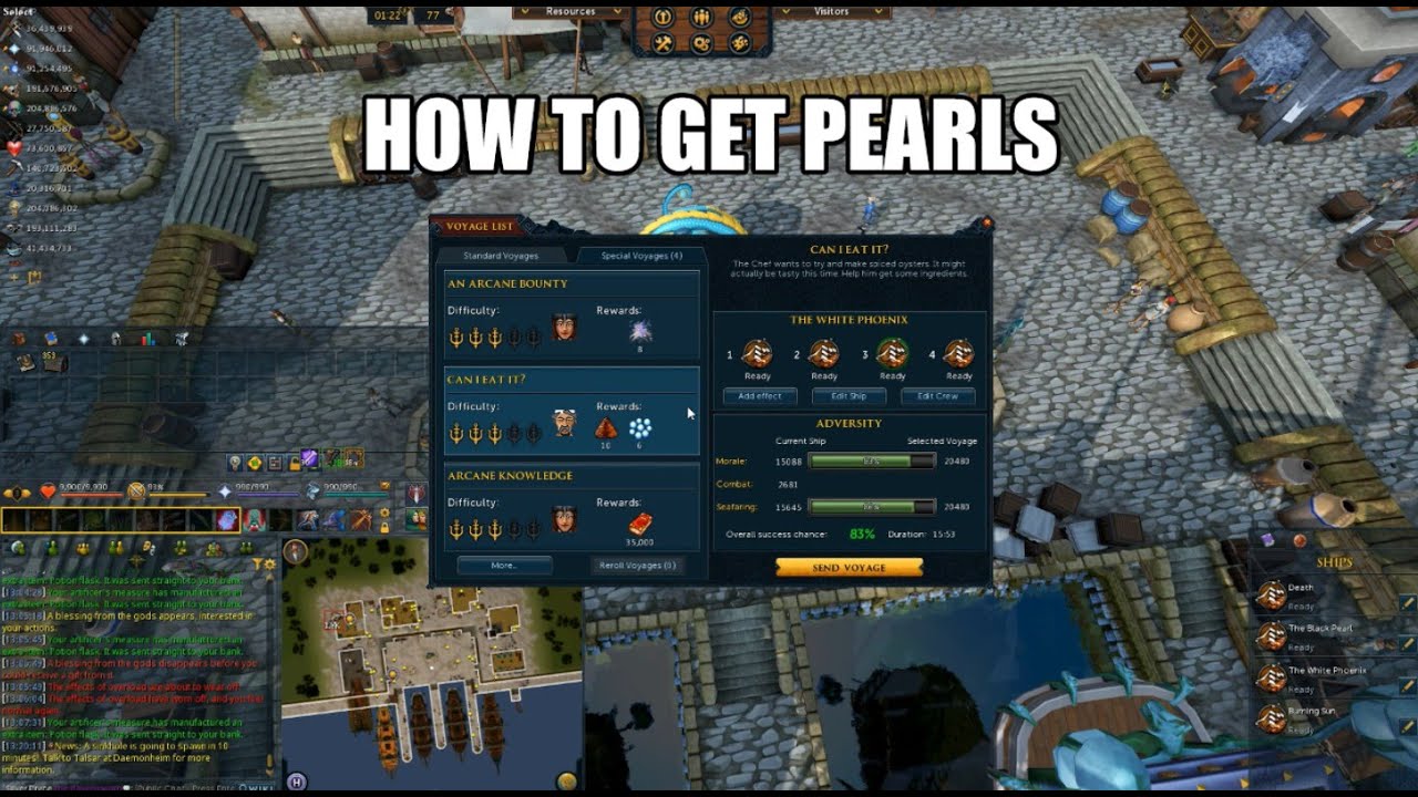 How to get pearls (player owned port) | Runescape 3