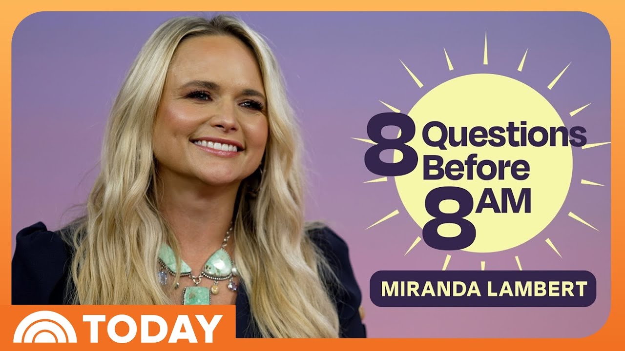 Miranda Lambert on ‘Postcards from Texas’, making revenge songs & marriage | 8 Before 8
