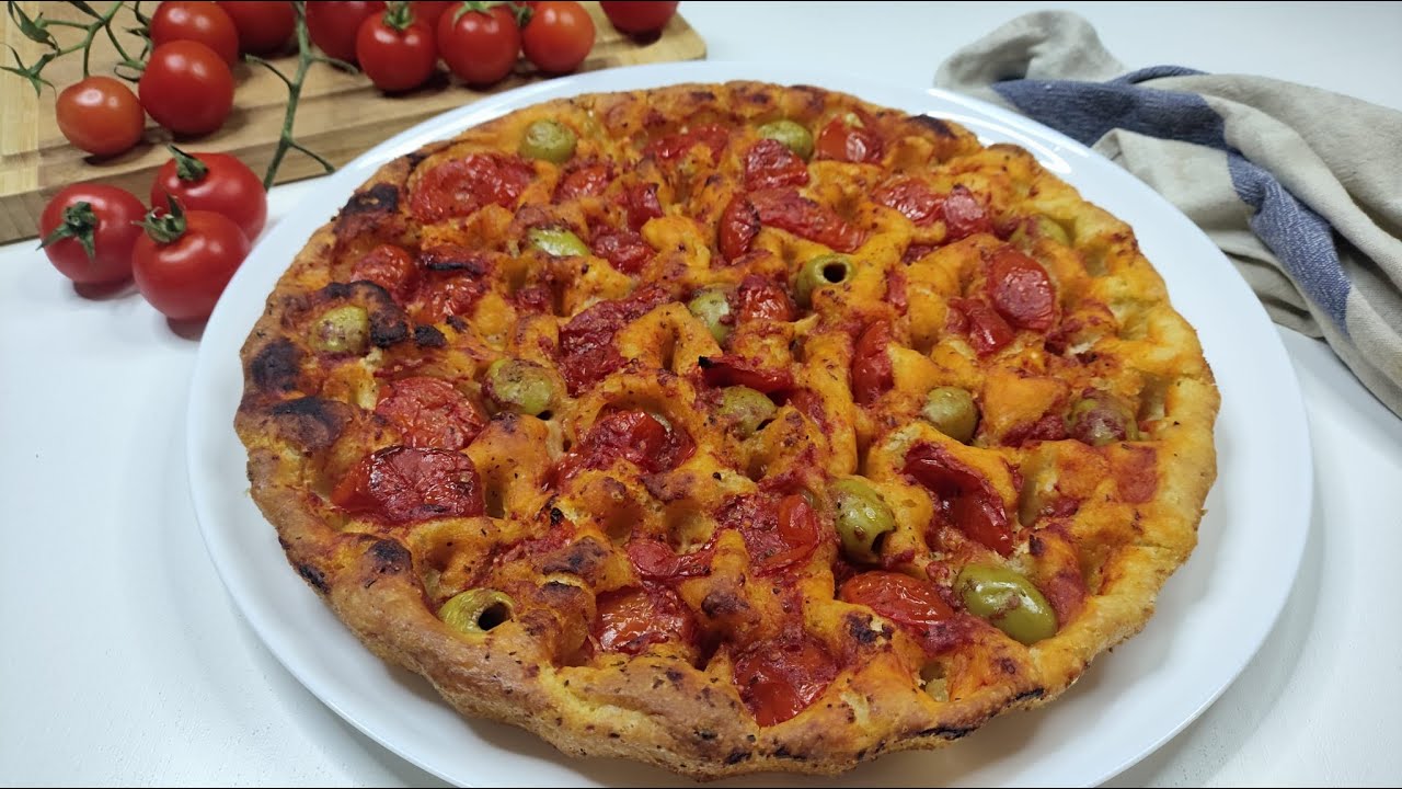 Focaccia Barese: Ricetta Facile per un Impasto Soffice e Croccante!😊Da provare!