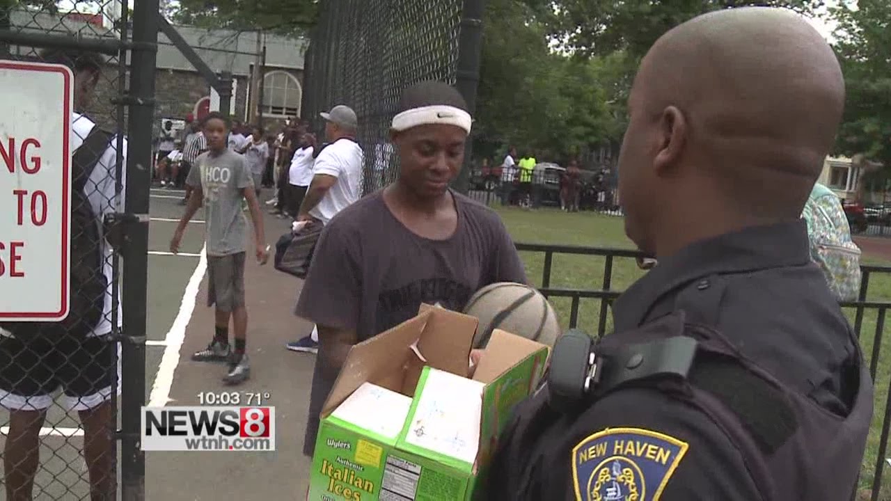 Popsicle diplomacy to help cool cop, community tensions