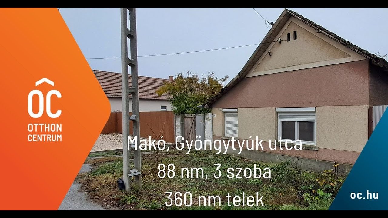 🏡  Szeretnél élhető házban lakni Makó nyugodt utcájában? Akkor nézd csak! 🌳