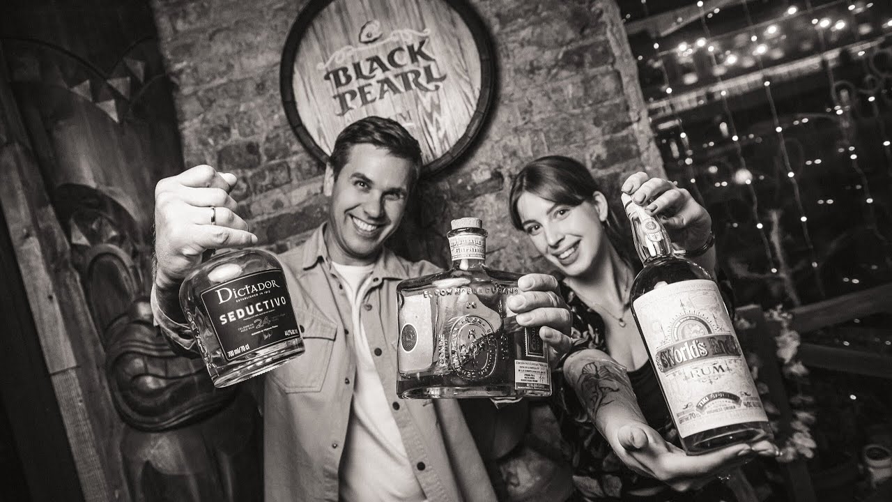 Ромовый бар Black Hat: Conde de Cuba 15 | Dictador Seductivo 24 | World's End Tiki Spiced#rumreviews