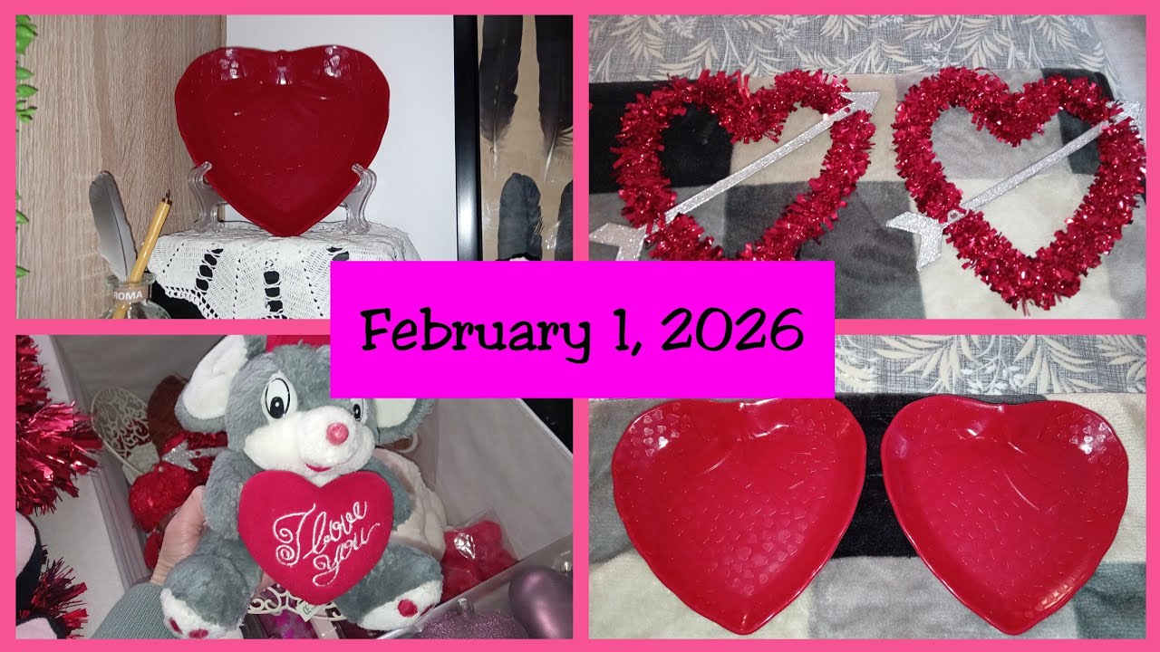 ❤️February 1, 2026 | Valentine's Day Decorate With Me Part 4 / City Walks And New Things 