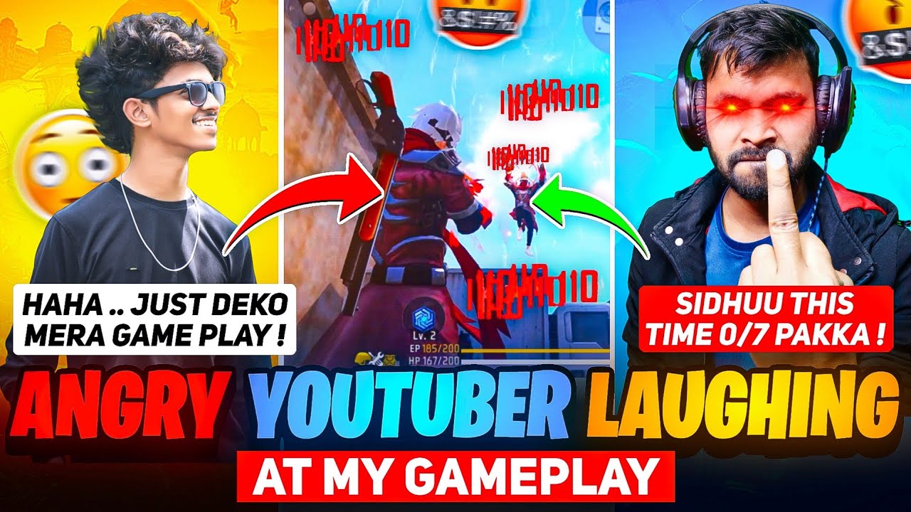 Angry Uncle Youtuber 😤 Laughing At My Game Play 🤬 Uncle Was Crying 😂After This Match 🔥-TPG SIDHU