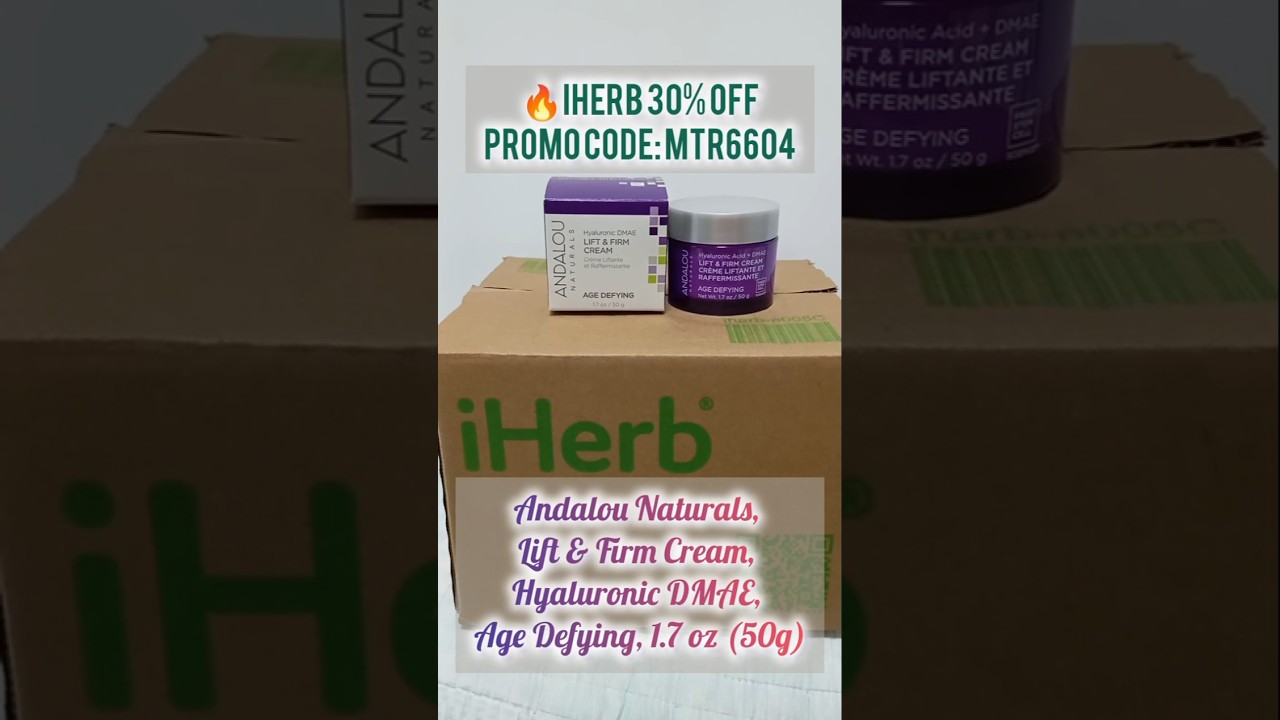 Excellent👍Andalou Naturals Lift & Firm Cream Hyaluronic DMAE Age Defying 