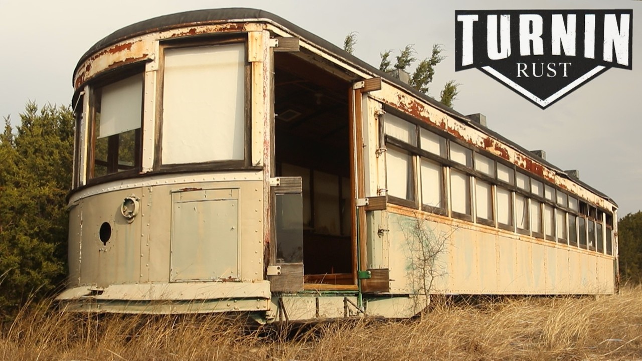 LOST 1920s Dallas Train Car Rescued | ABANDONED Trolley Found After Decades | Turnin Rust
