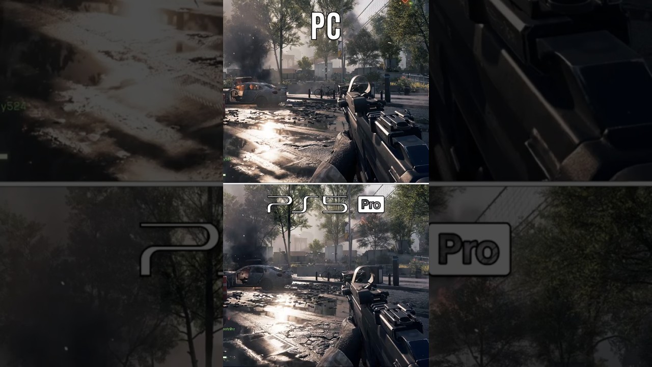 Battlefield 6 &ndash; PS5 Pro vs PC | Side-by-Side