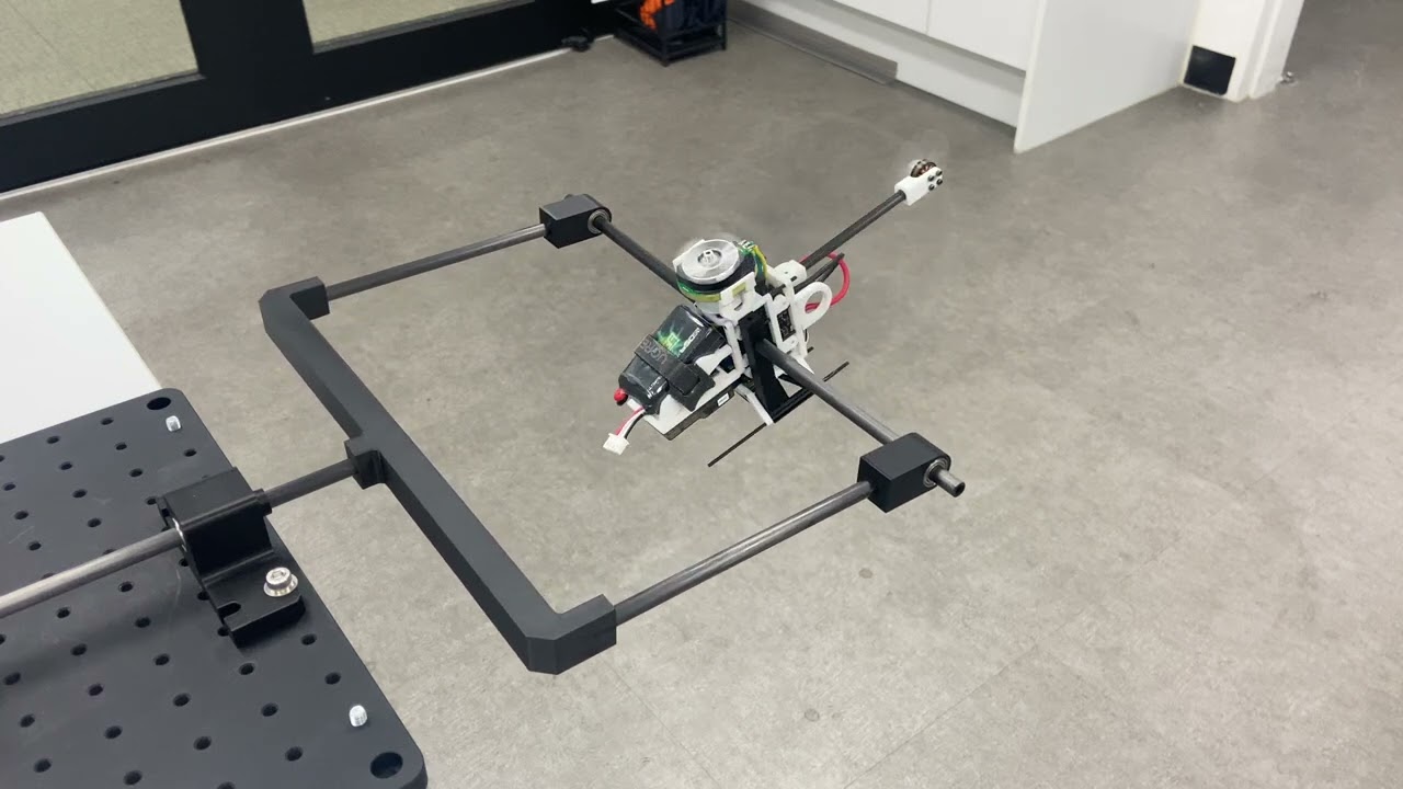 Swashplate-less Miniature Helicopter - Angular Speed Control