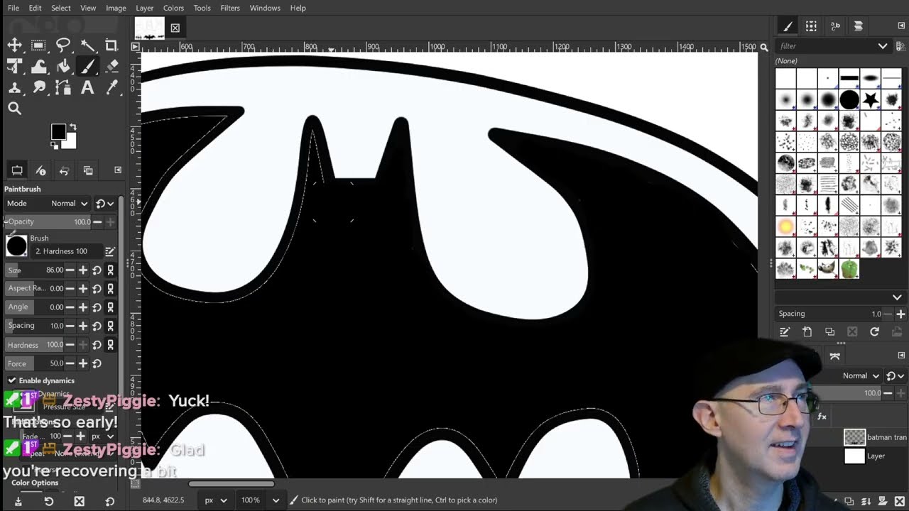 Coloring some Batman art