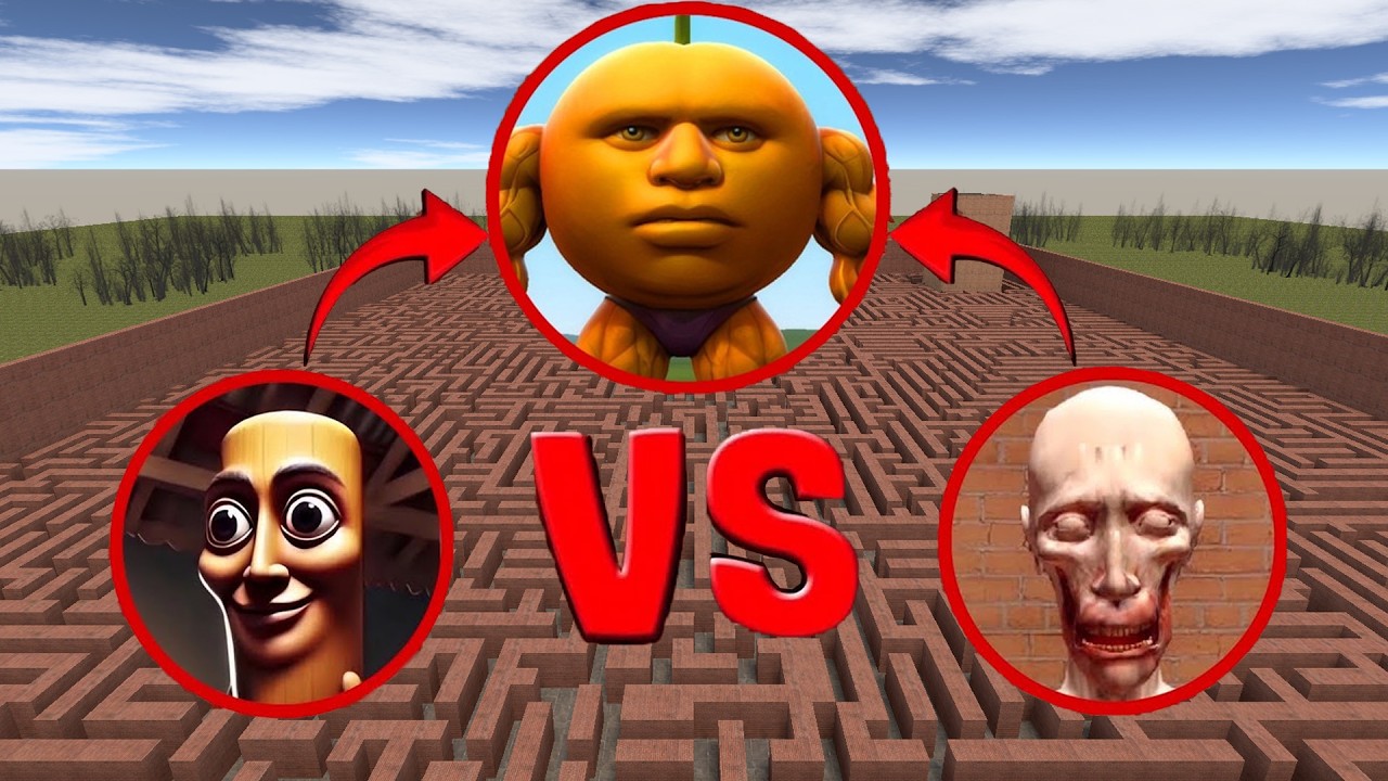 TUNG TUNG SAHUR vs SCP-096 vs UDIN DIN DIN DUN | Garry’s Mod Epic Battle
