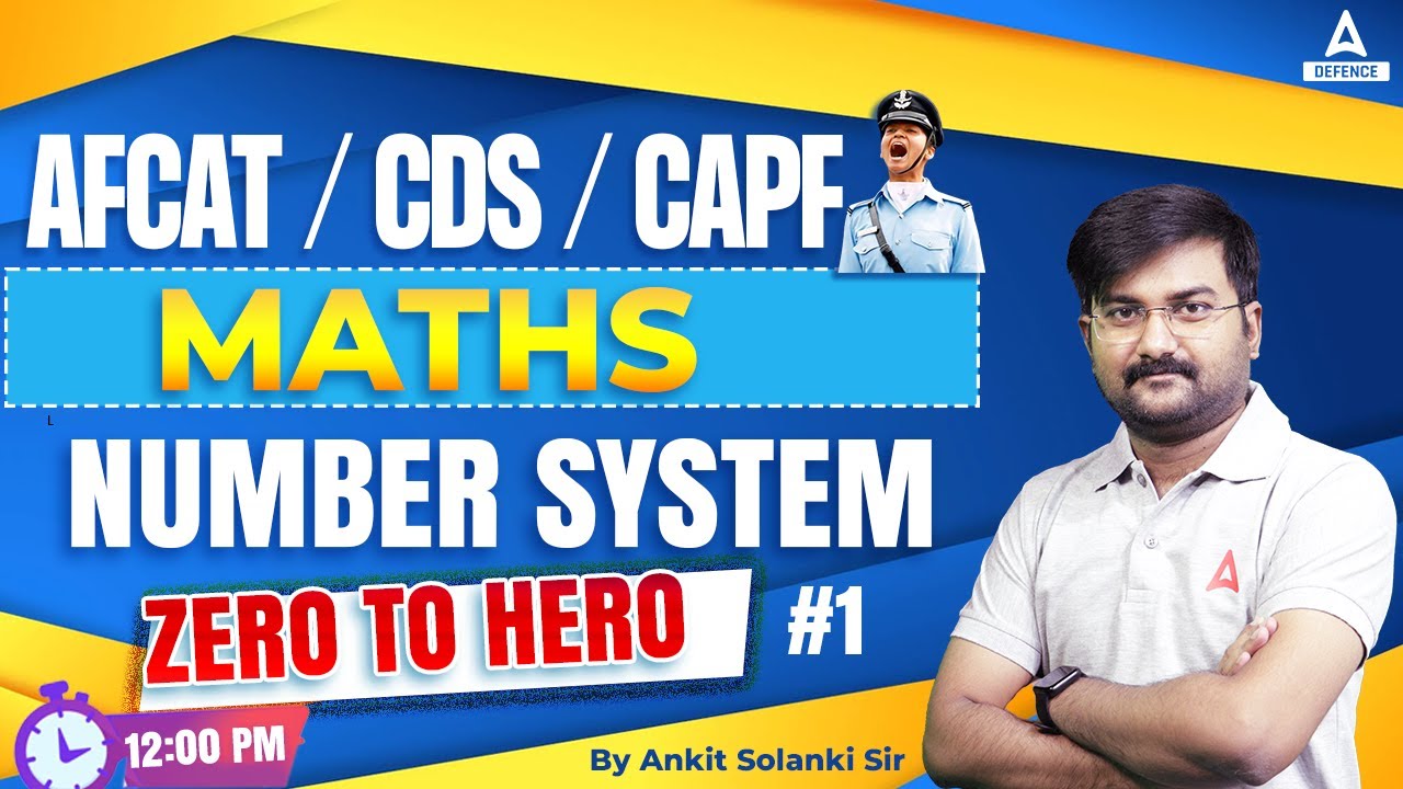 CDS/CAPF/AFCAT |  Maths - Number System #part1 | Defence Adda247