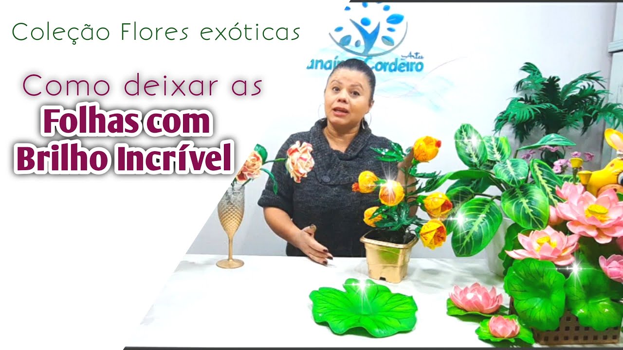 COMO FAZER UMA TÉCNICA DE FOLHAS COM BRILHO INCRÍVEL