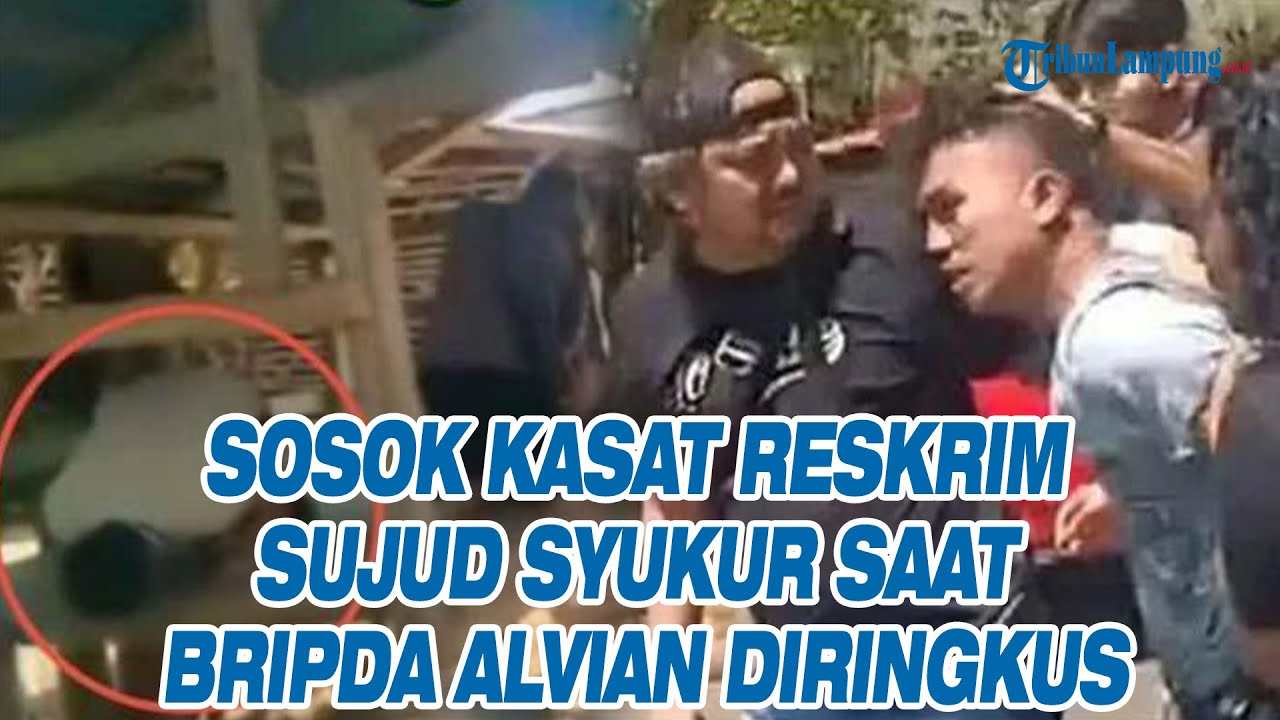 SOSOK Kasat Reskrim Sujud Syukur saat Bripda Alvian Diringkus