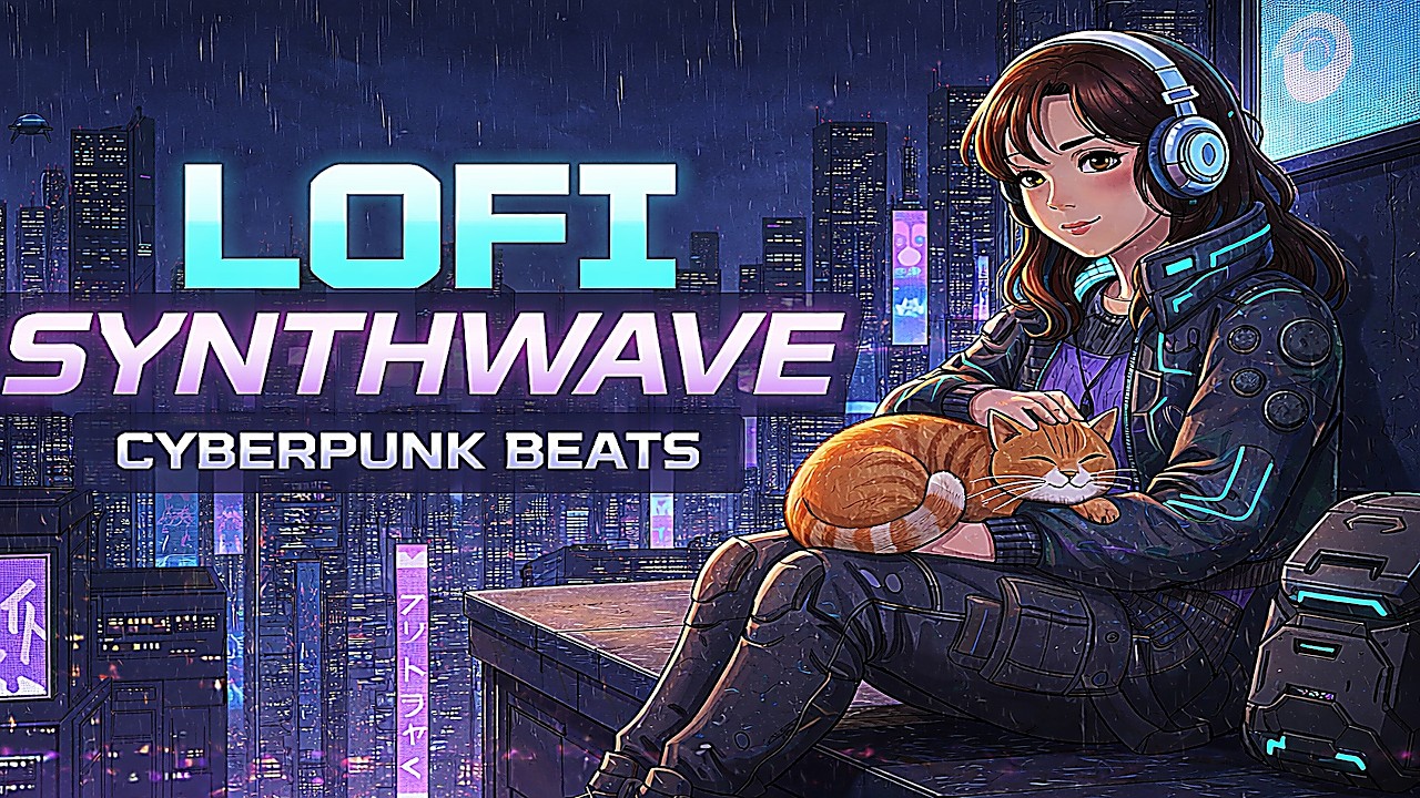 Cyber-LoFi | Synthwave to Chill/relax to |