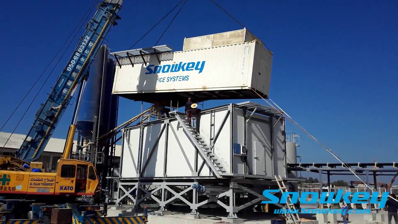 Snowkey Concrete Cooling System Ice Plant 3-Installation