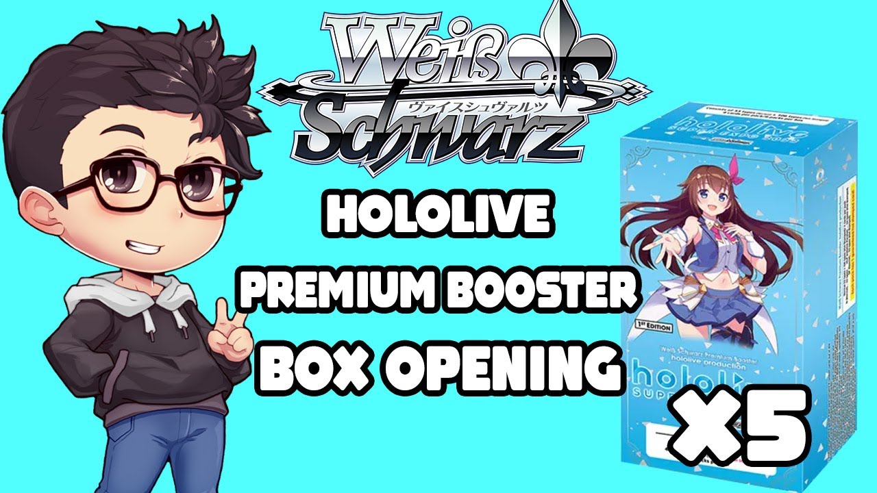 hololive Premium Booster Box Opening! 5 Boxes!!