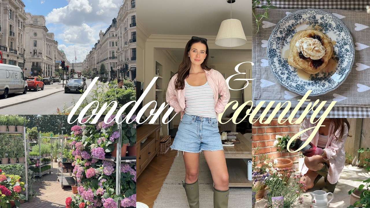 london & the english suburbs 🪴 days in london, gardening & summer recipes