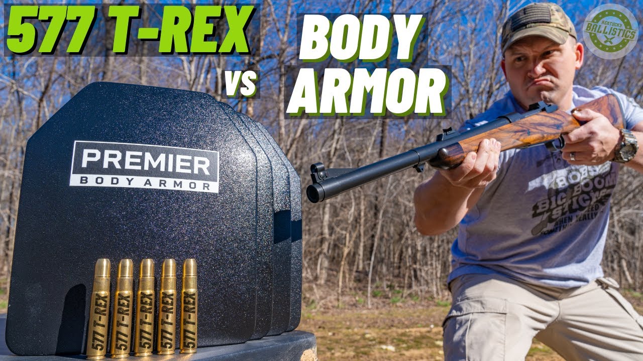 577 T-REX vs Body Armor (The Real Life T-Rex Rifle !!!)