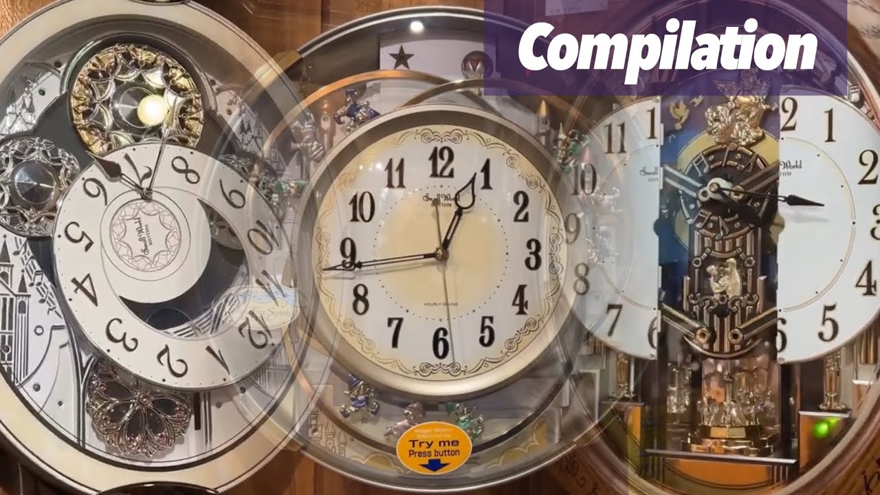 Rhythm Clocks with Clarion Tone System Sound (CTS) at Champ's Clock Shop | Volume 23 (からくり時計の編纂)