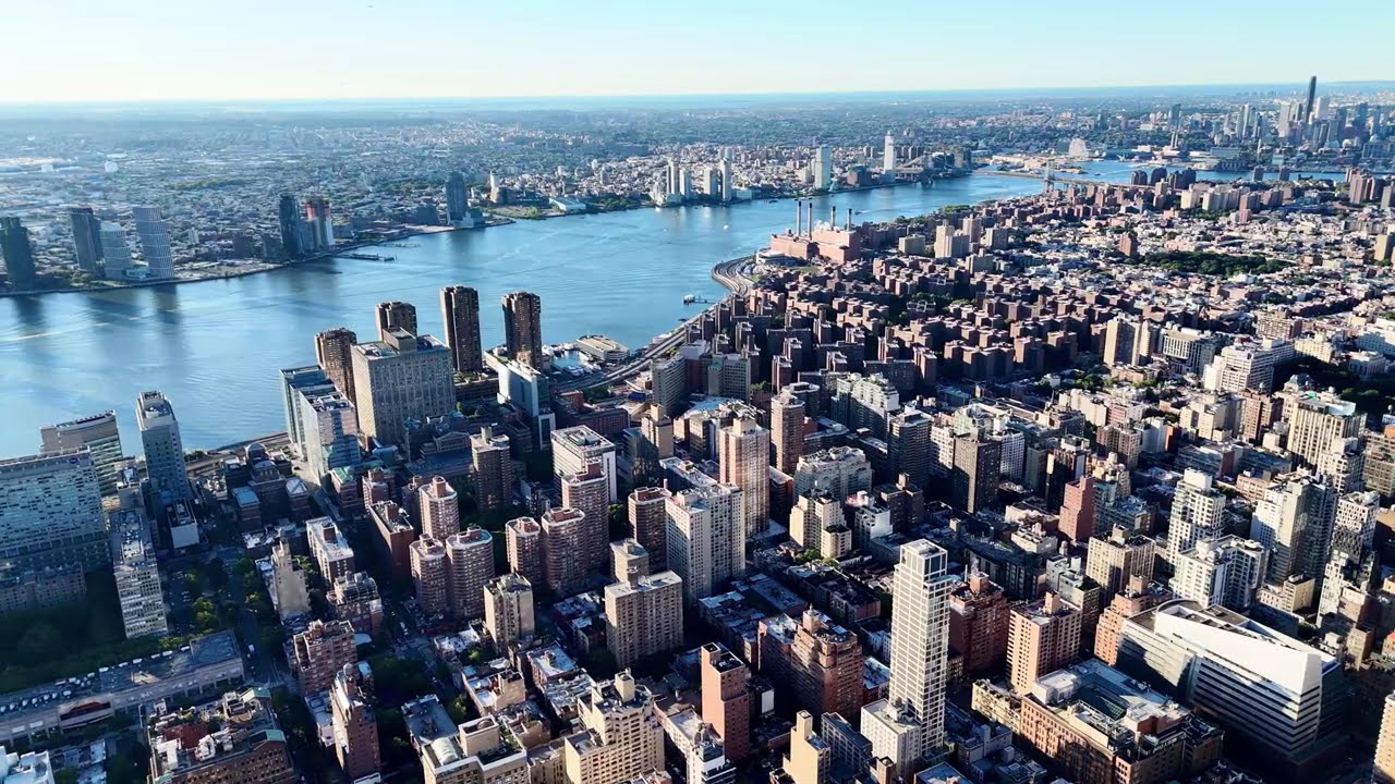 🇺🇸 New York City Aerial View | Stunning NYC Skyline and Brooklyn Bridge