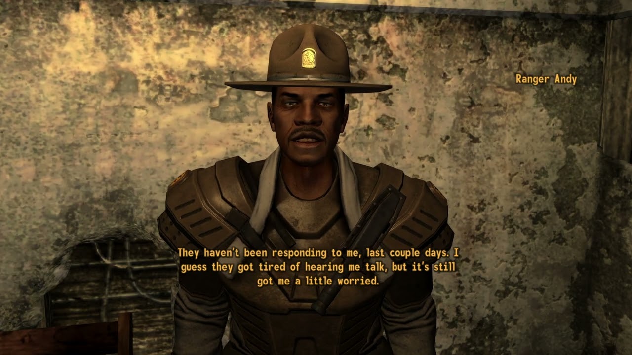 Showing Sam her first fallout game new vegas VOD 2