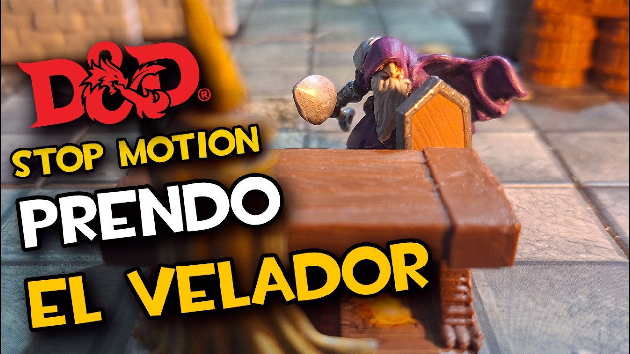 Prendo el velador | D&D Stop motion HD.