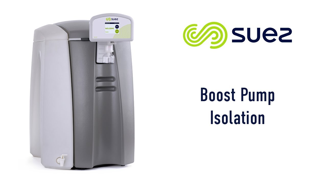 Purite Training - Boost Pump isolation on the Select unit