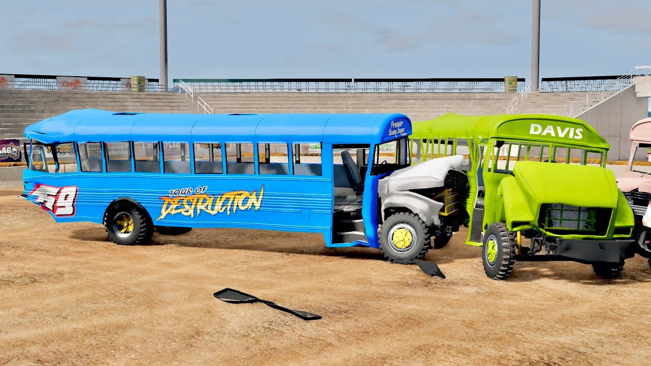 BeamNG Demolition Derby (Stock School Buses)