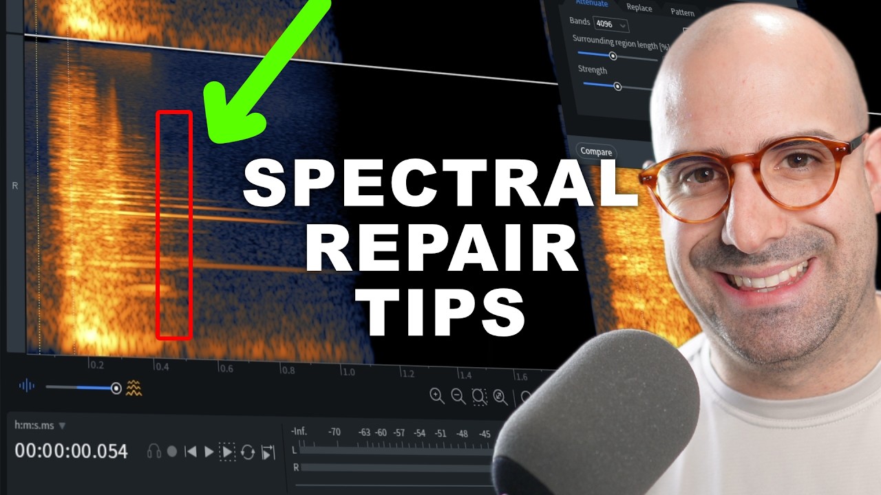 3 Quick Ways I use RX Spectral Repair To Clean Up Recordings