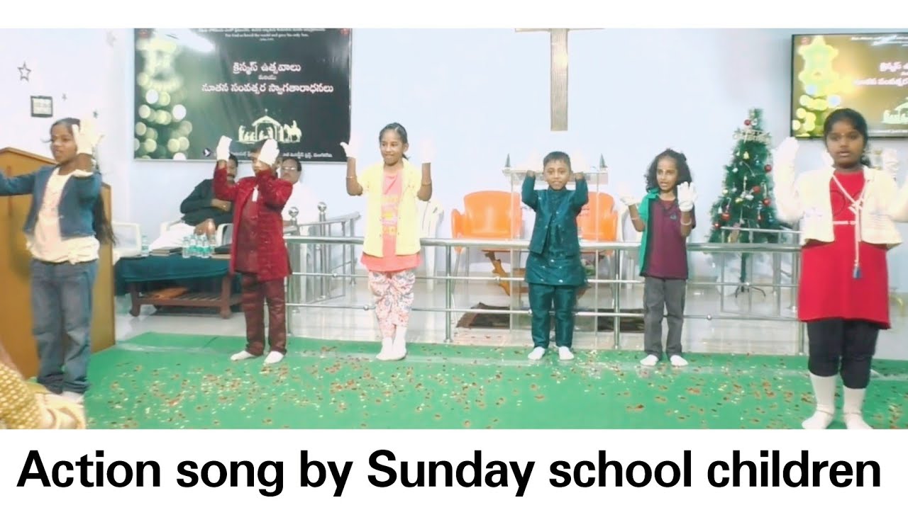 Action song by Sunday school children | గతించిన కాలమంతా | New year | Christmas celeb's | SMPH