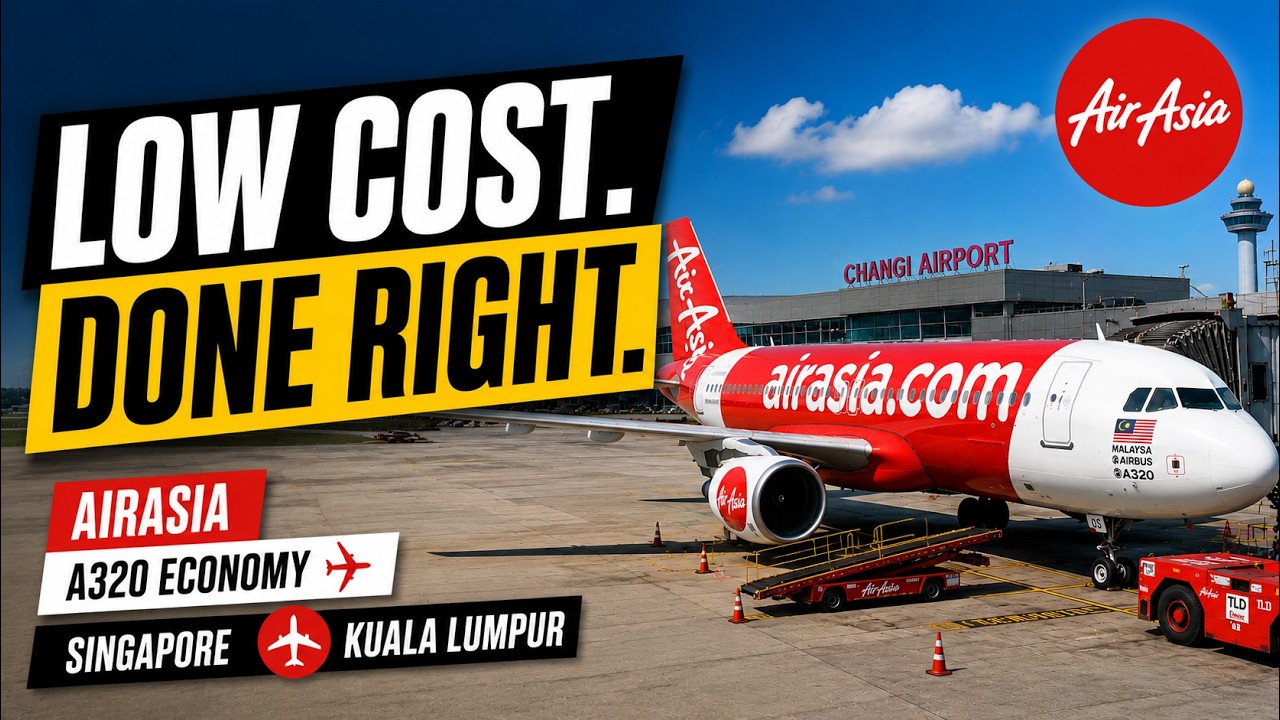 FLIGHT REVIEW: AIR ASIA Singapore to Kuala Lumpur A320 Economy