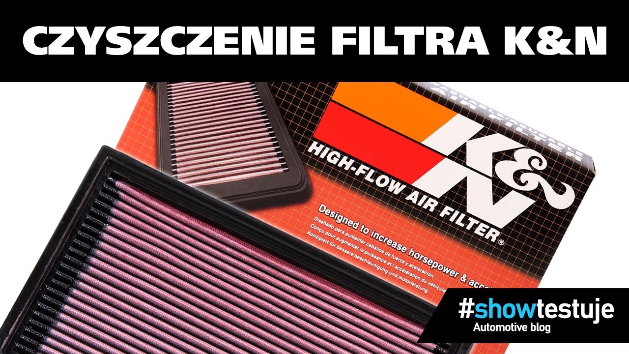 Czyszczenie i impregnacja filtra sportowego K&N i filtrów stożkowych [ 