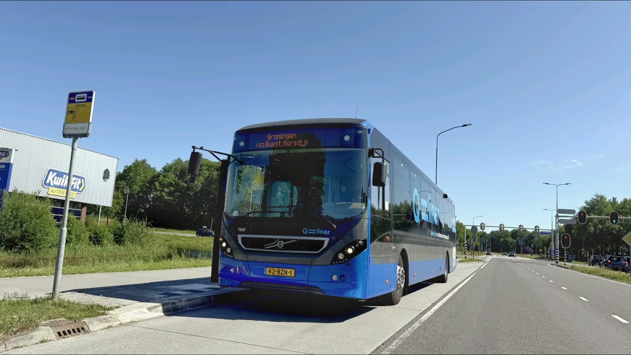 (Sound) Volvo B8RLE 8900 - ZF Ecolife - Qbuzz 7667