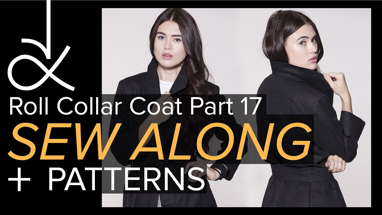 Sewing a Coat, A Sew Along. Part 17, Sewing Hems, Blind Hemming, Final Press, Finished!